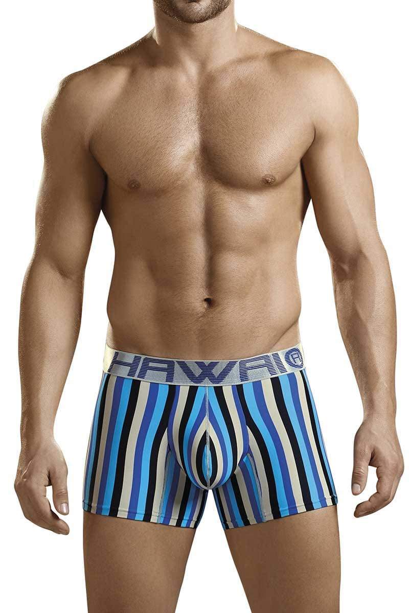 Hawai Turquoise Stripe Boxer Brief