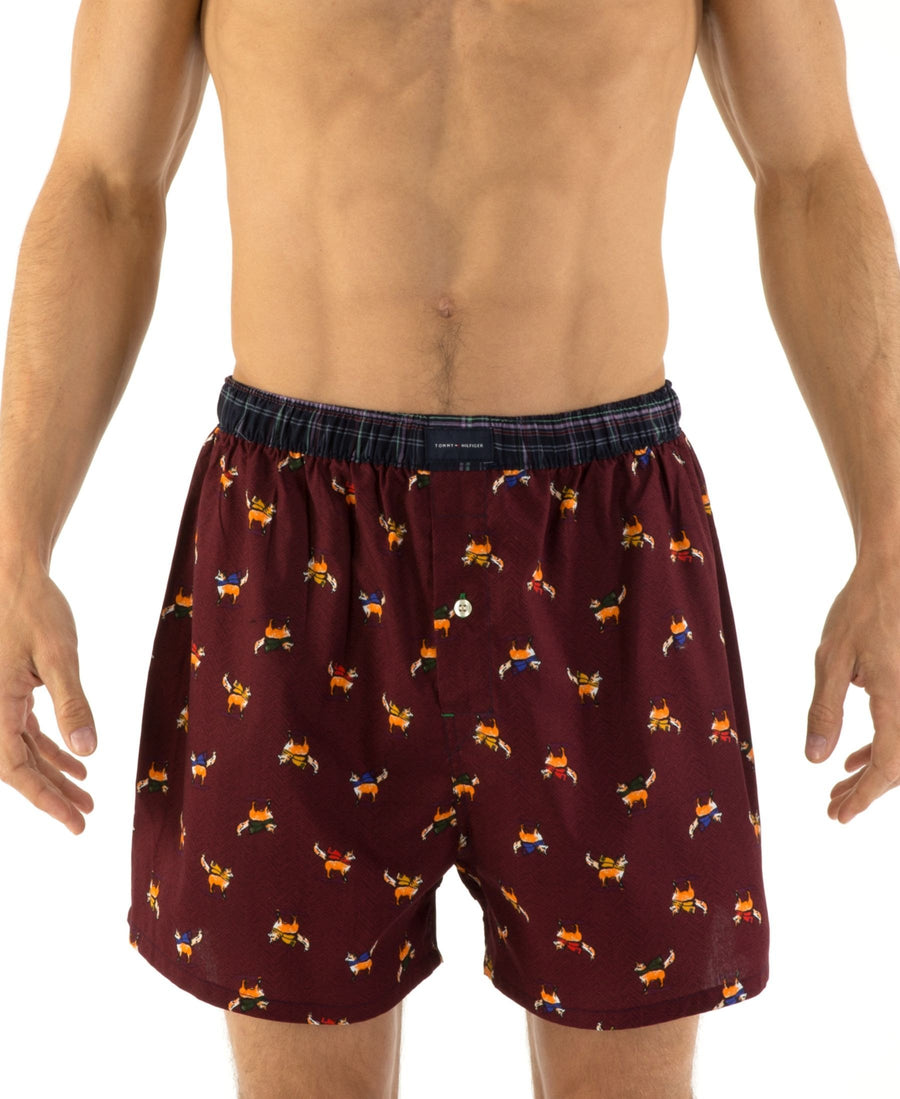 Tommy Hilfiger Geometric Print Woven Boxer