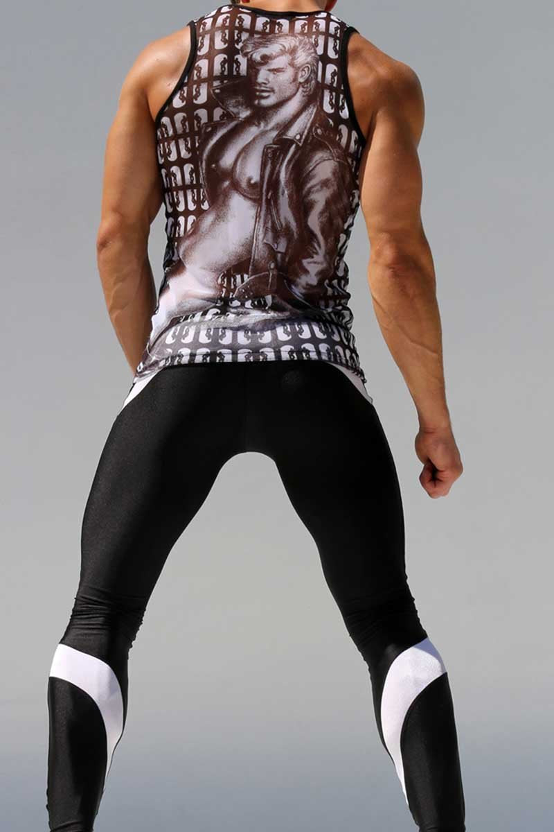 Rufskin Tommy Printed Tom of Finland Tommy Mesh Sport Tank Top