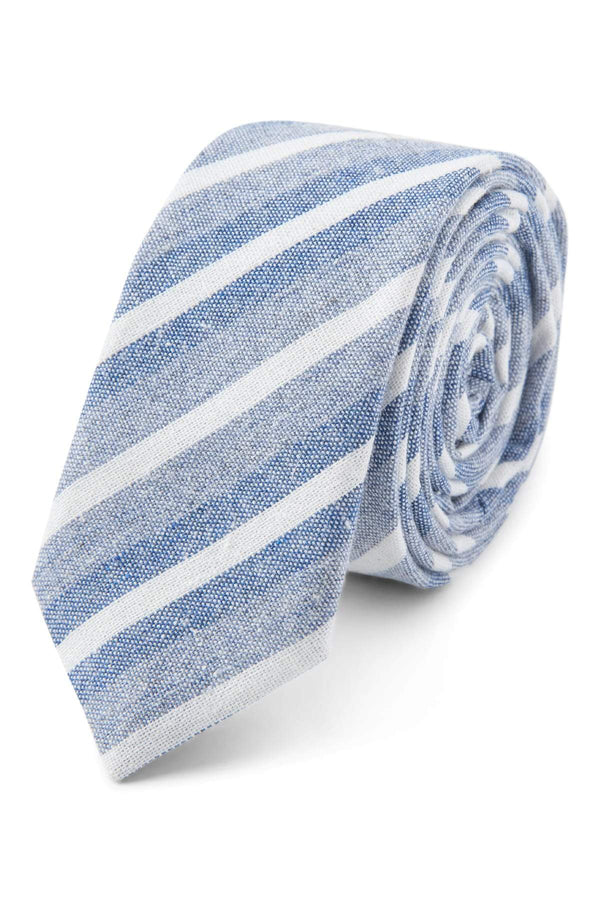Skinny Tie Madness Blue Lickskillet Ohio Tie