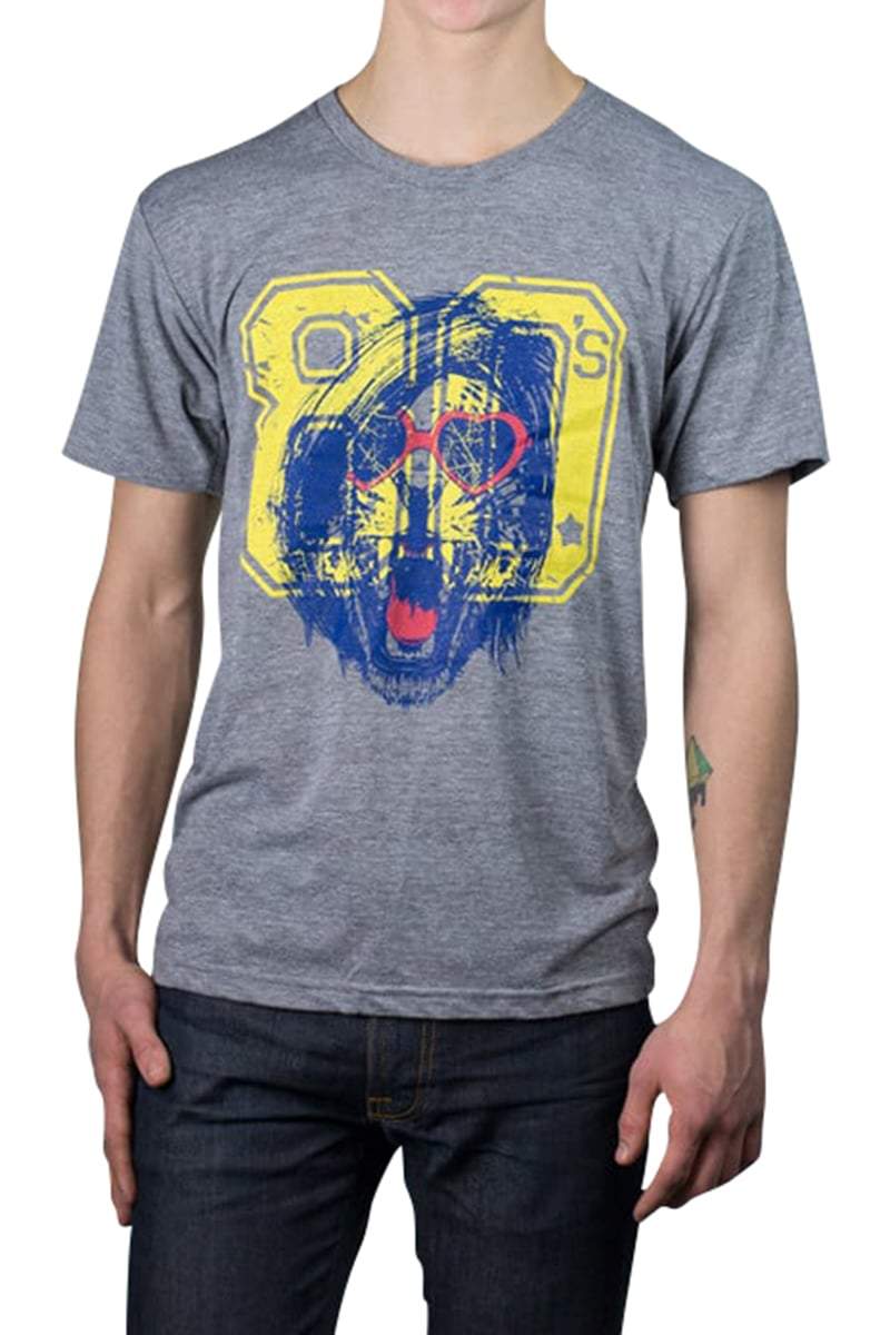 Choke Heather Grey 80's Tee