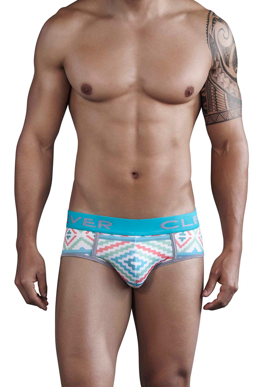Clever Green Zulu Piping Brief