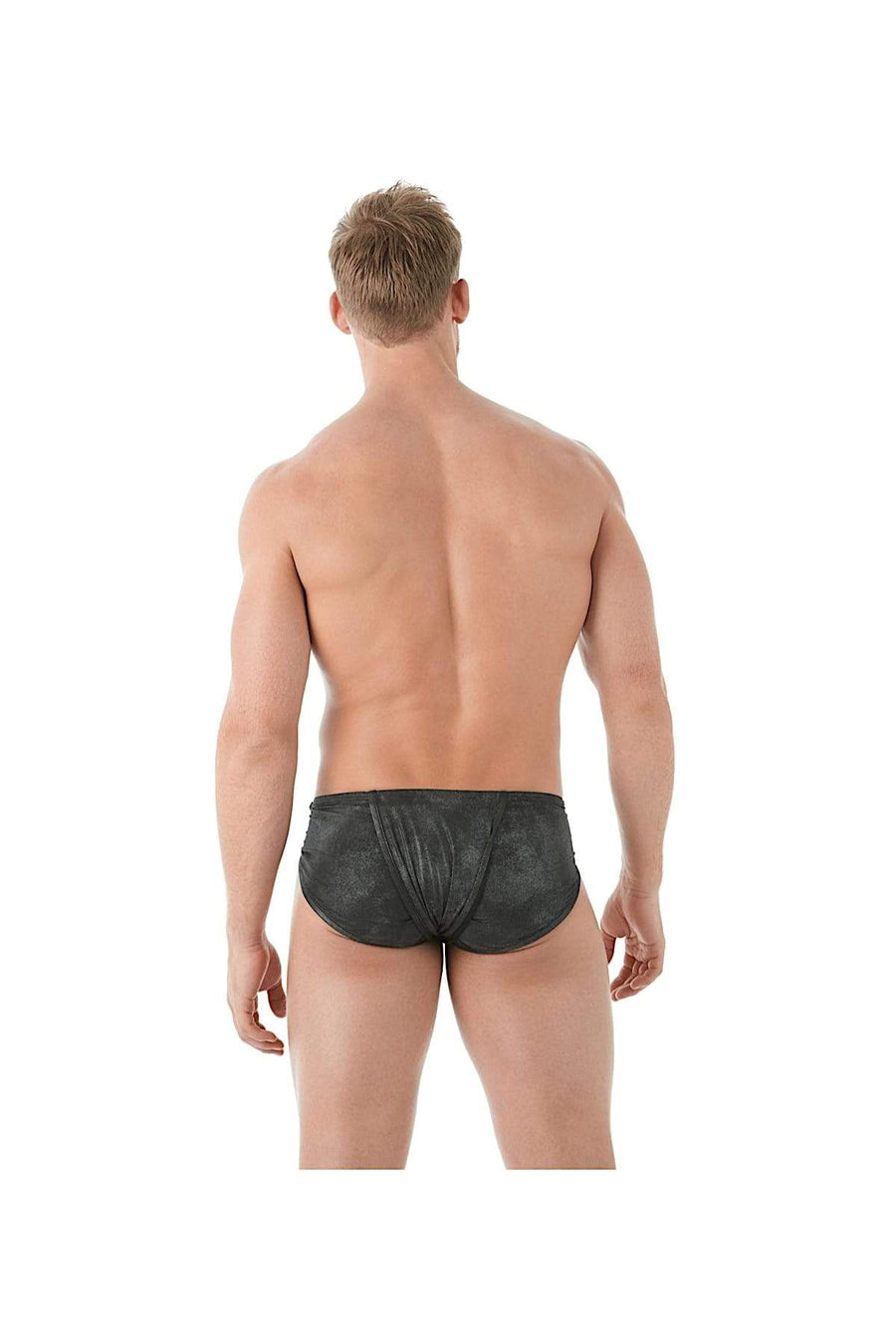 Gregg Homme Charcoal Wild West Faux Suede Loincloth Brief