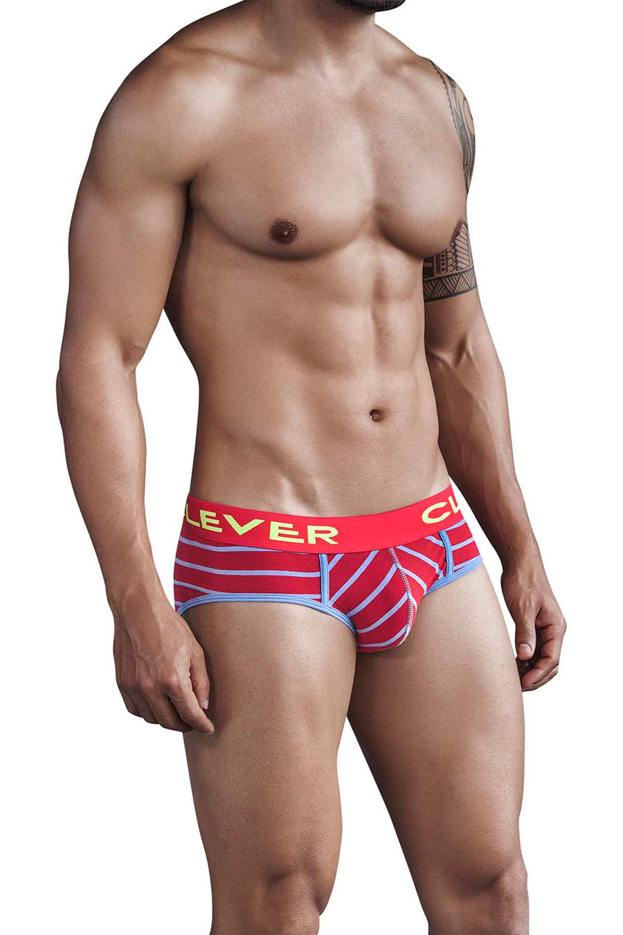 Clever Red Mayan Pantheon Piping Brief