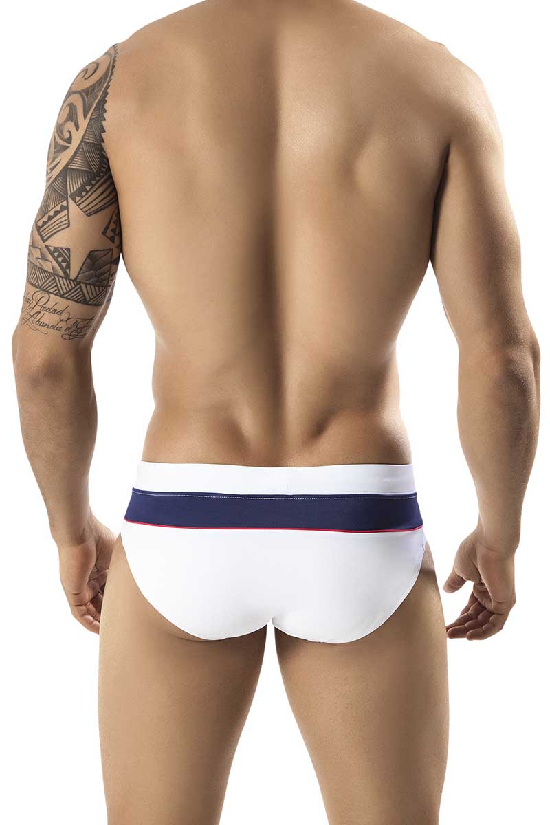 Clever White Ifaty Swim Brief
