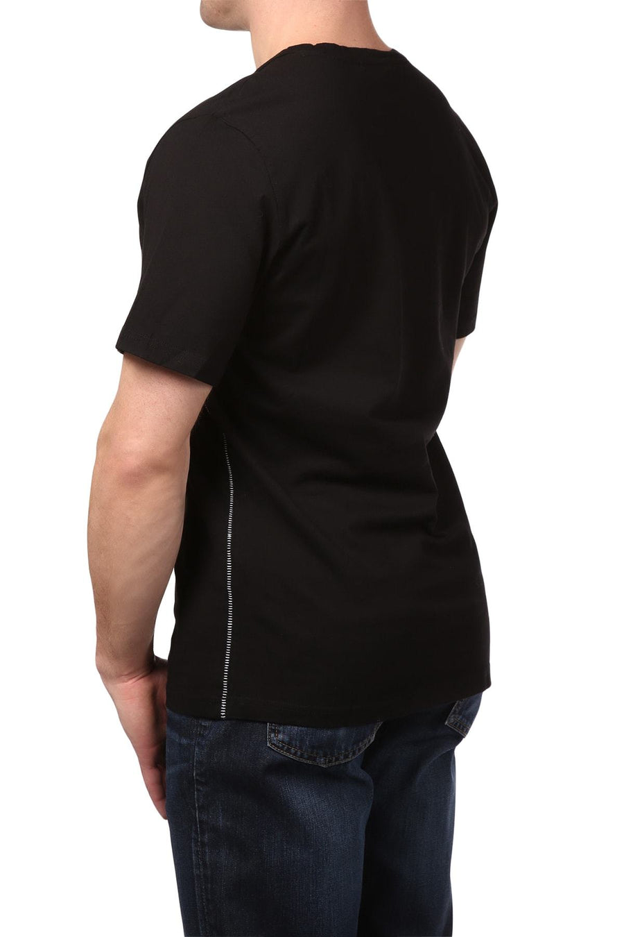 Smash Black Skull Studded Tee