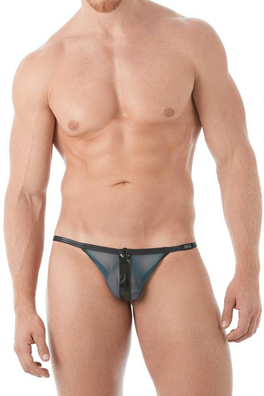 Gregg Homme Blue Break-In Zipper Mesh String