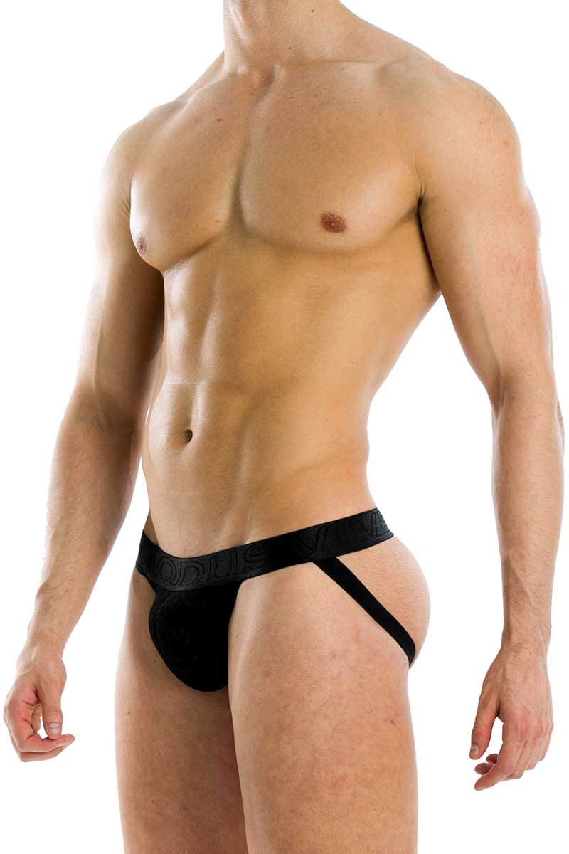 Modus Vivendi Black Geo Jockstrap