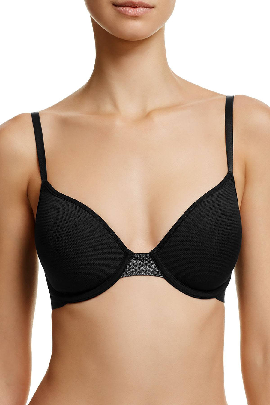 b.tempt'd Black/Grey Spectator Contour Bra