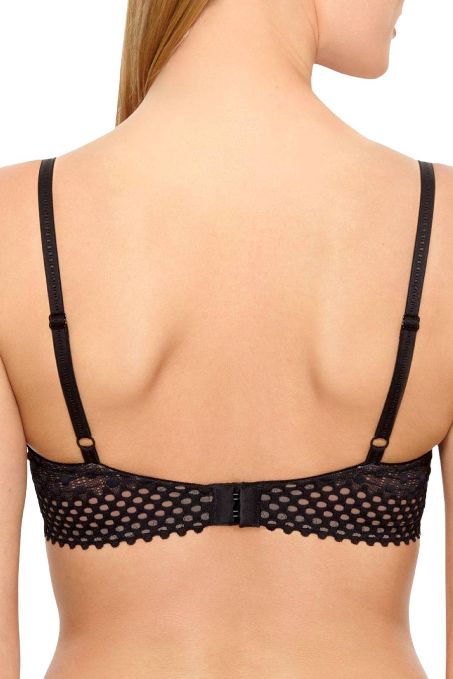 b.tempt'd Black Tied In Dots Underwire Contour Bra