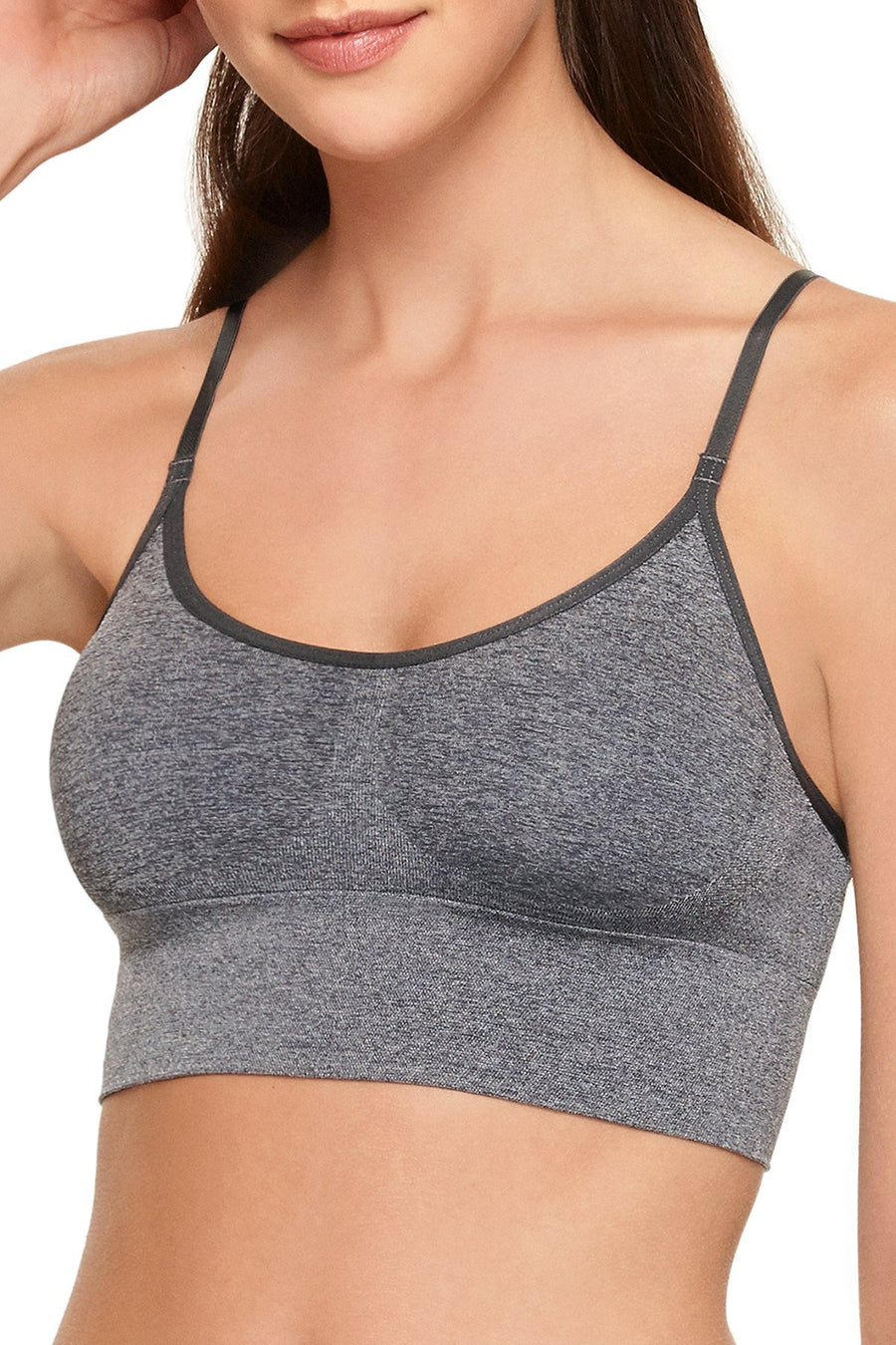b.tempt'd Dark-Grey Heather b.splendid Seamless Bralette