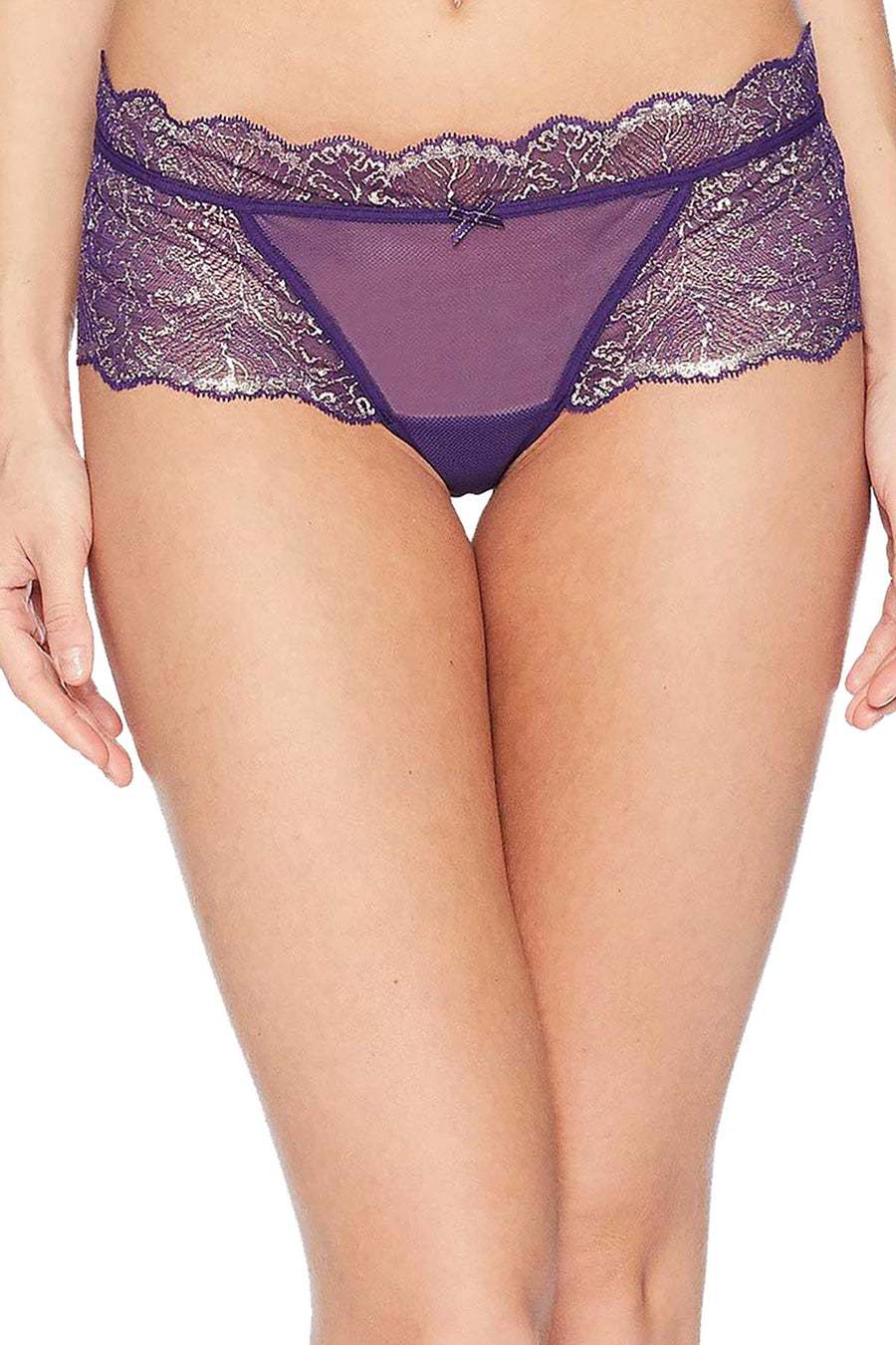 b.tempt'd Parachute-Purple After-Hours Boyshort