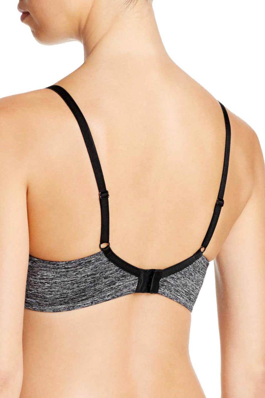 b.tempt'd b.splendid Dark-Grey Wire-Free Push-Up Bra