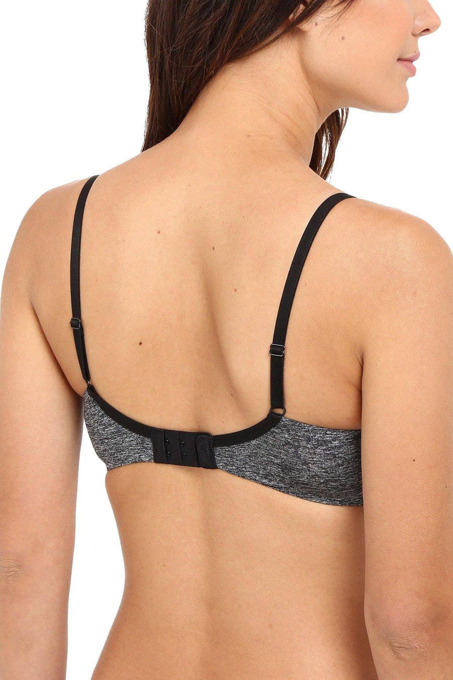 b.tempt'd b.splendid Dark-Grey Wire-Free Push-Up Bra