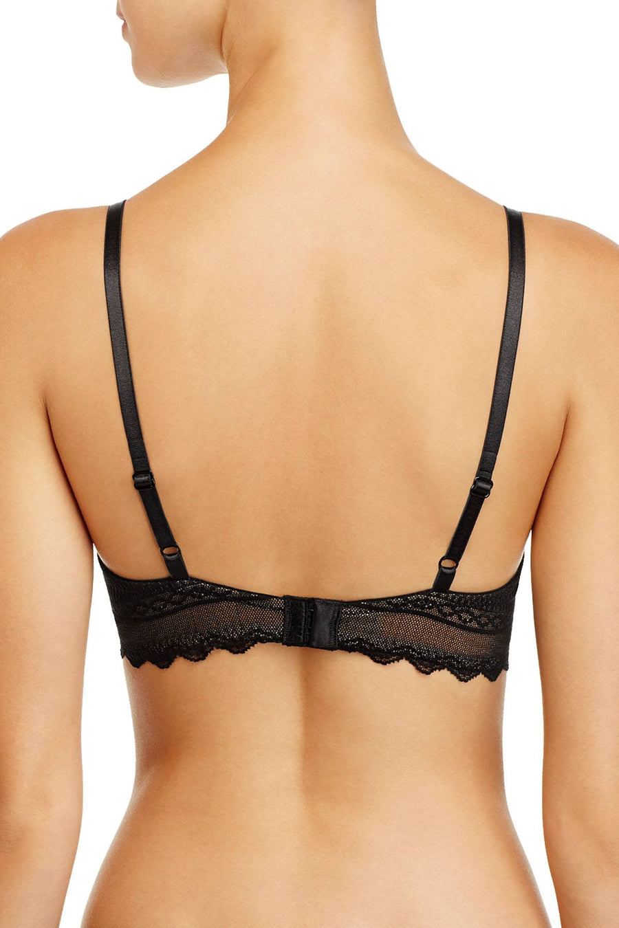 b.temptd Black-Night b.cherished Lace-Wing Contour Bra