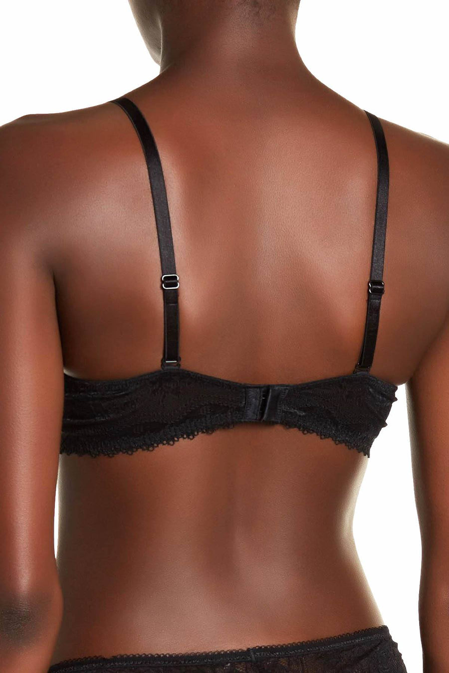 b.temptd Black-Night b.enticing Plunge Lace Contour Bra