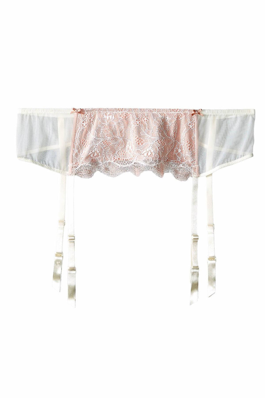 b.temptd Vanilla-Ice/Peach-Beige b.sultry Garter Belt
