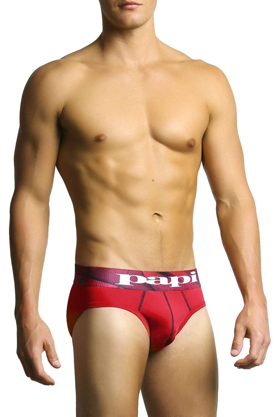 2-Pack Papi Black & Red Microfusion Performance Brief