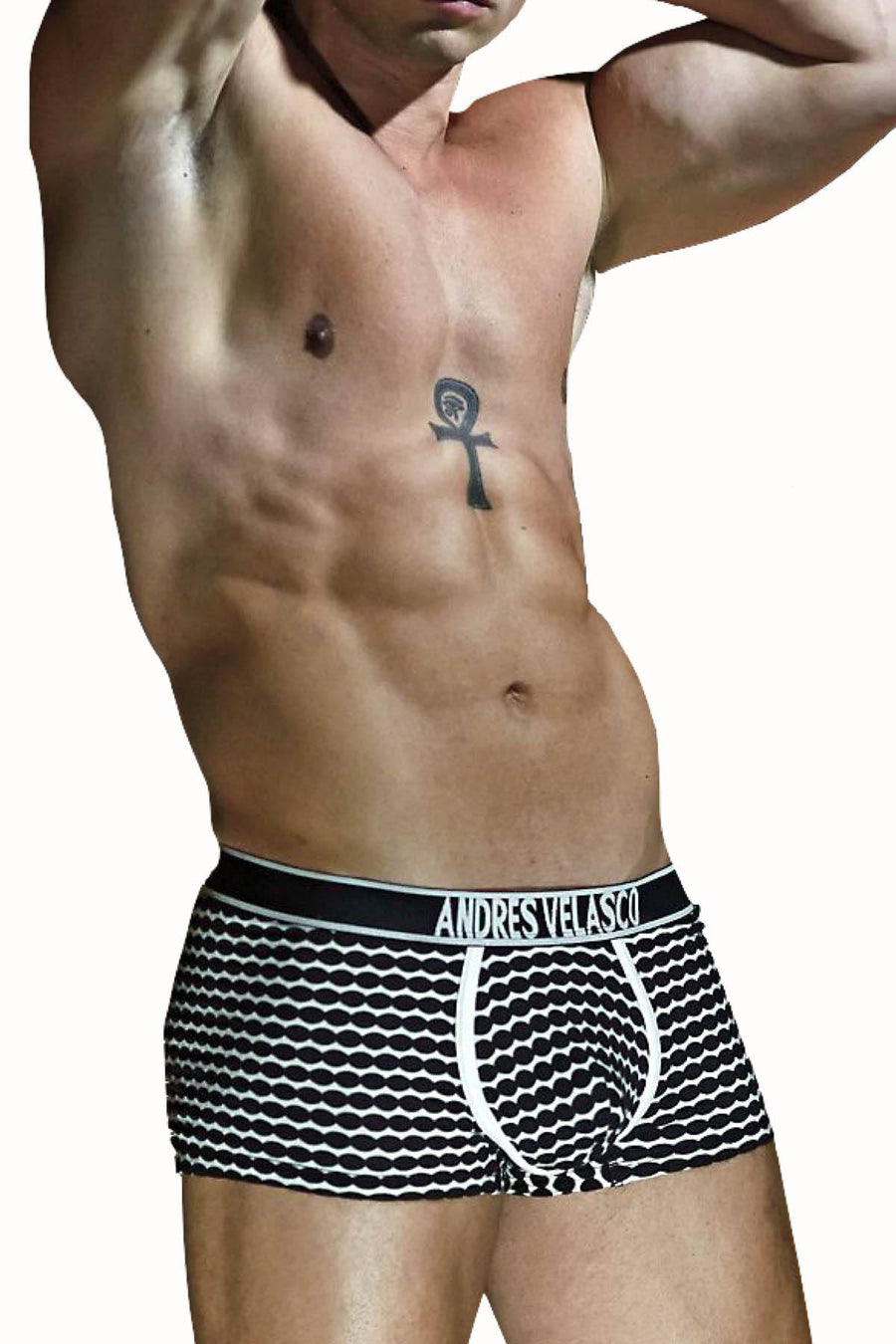 Andres Velasco Black/White Dobby Trunk