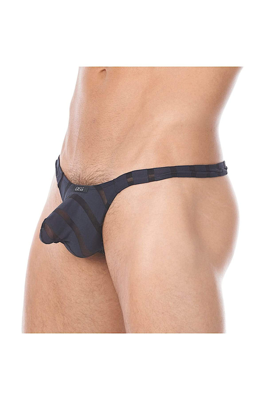 Gregg Homme Black Mesh Encore Thong