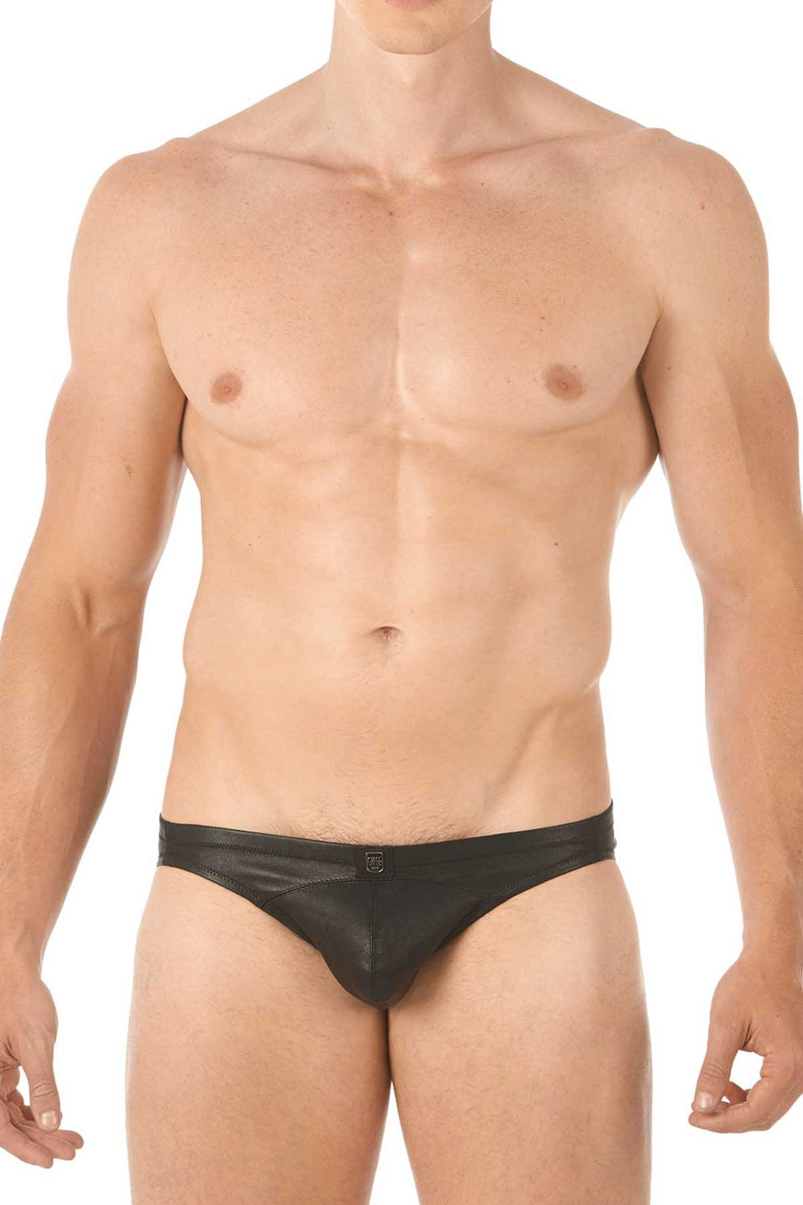 Gregg Homme Black Lambskin Leather Brief