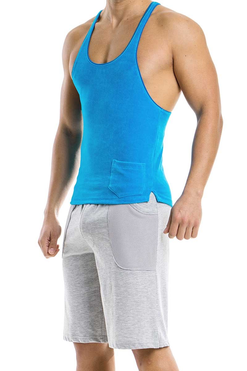 Modus Vivendi Blue Candy Tank Tops