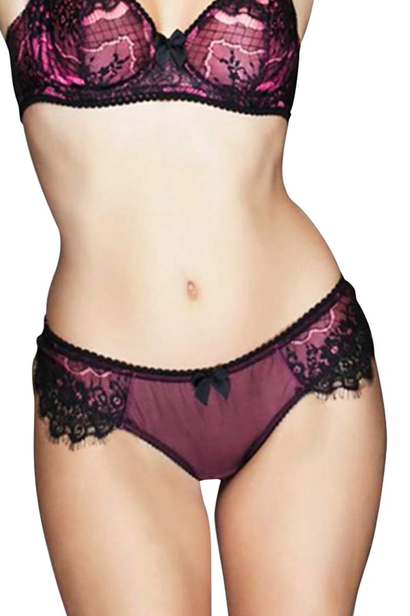 Claudette Neon Pink En Dentelle Bikini