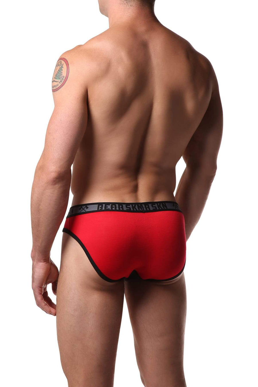 Bear Skn Red Standard Issue Bamboo Brief