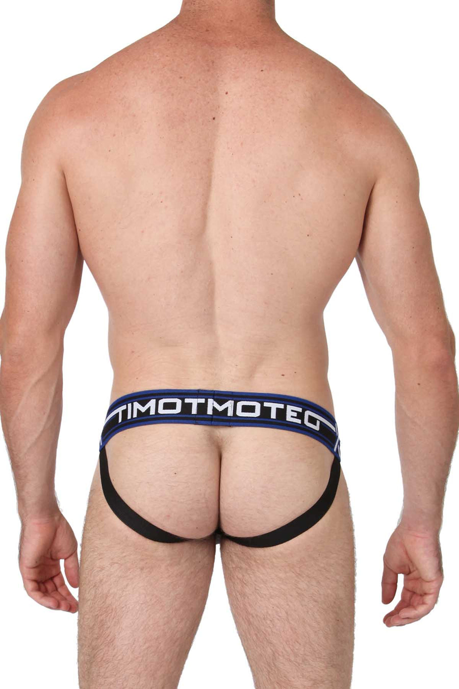 Timoteo Navy & Black Jet Stream U-Bulge Jockstrap