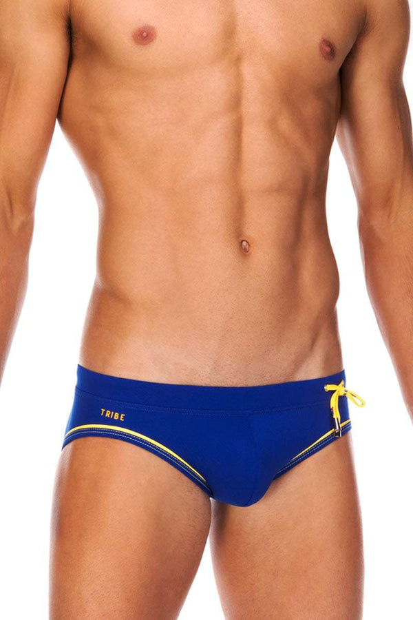 Tribe Electric Blue Arctic Lo Rise Swim Brief