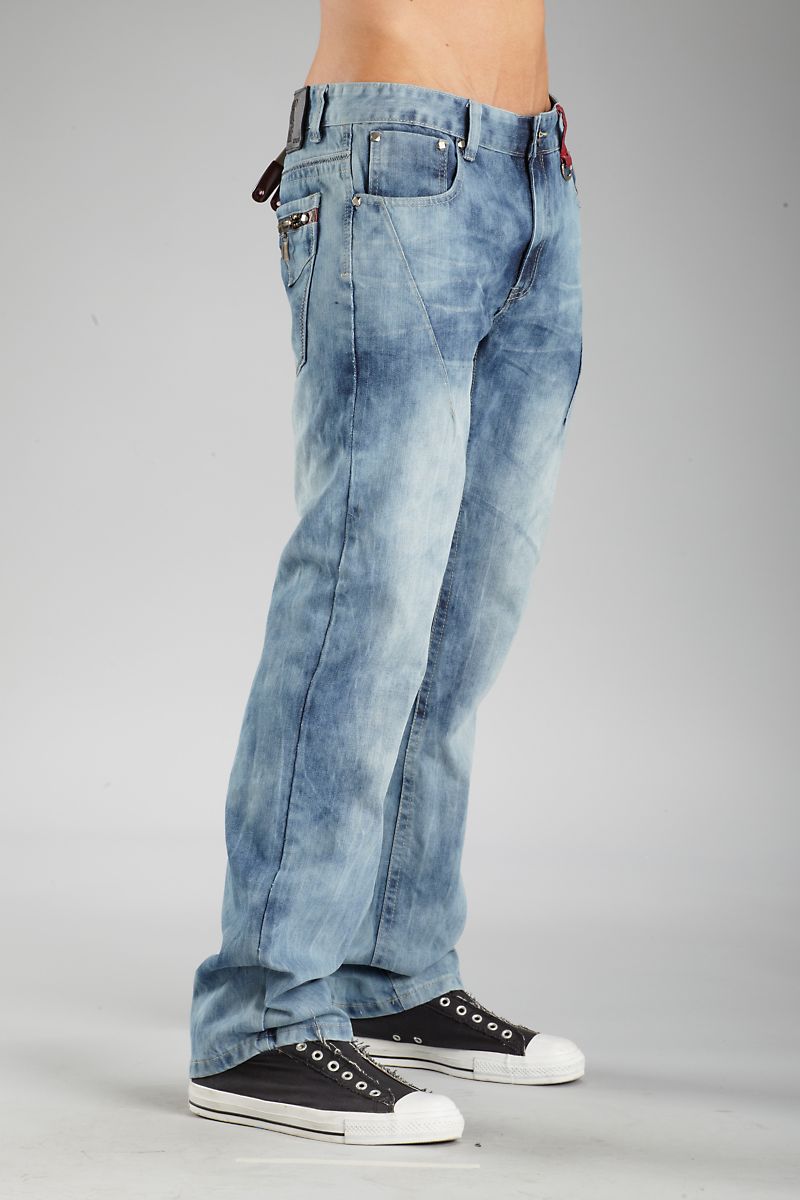 Smash Light Blue Idol Jean