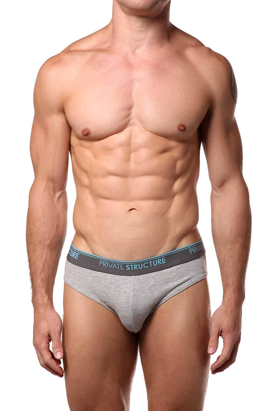 Private Structure Heather-Grey AM:PM Mini Brief