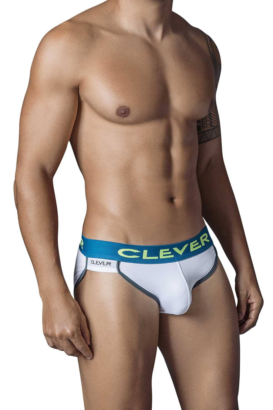 Clever White/Blue Spaceman Brief