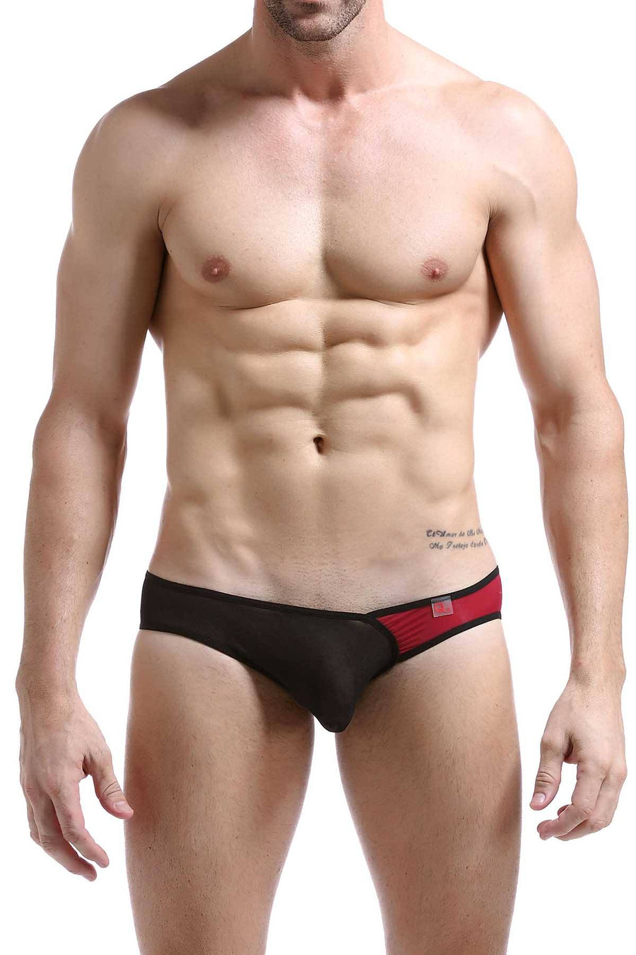 PetitQ Black/Red Target Bikini