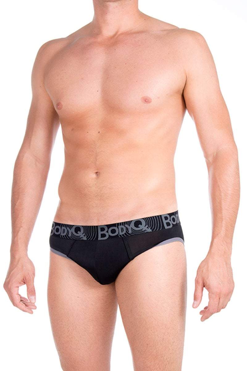 BodyQ Grey Echo Jock-Brief