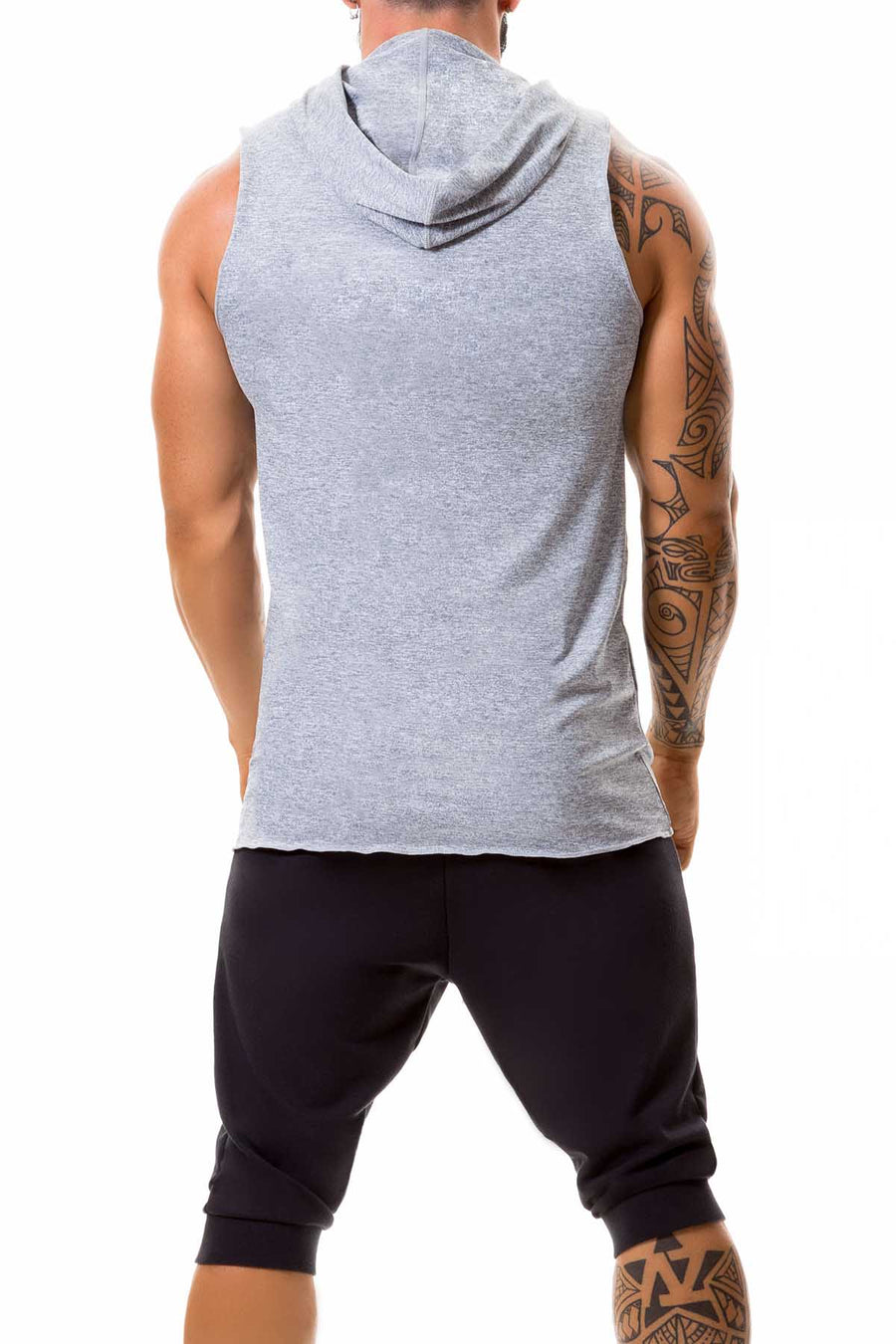 Jor Gray Stereo Hoodie Tank