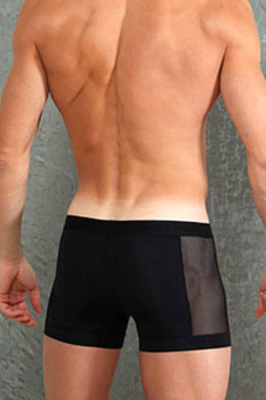 Doreanse Black Side Mesh-Panel Boxer Brief