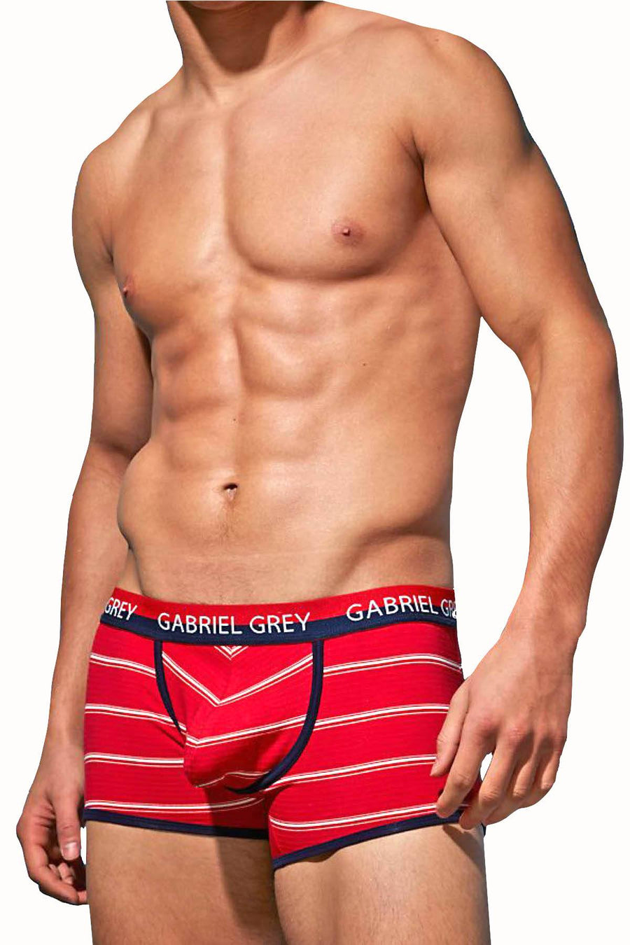 Gabriel Grey Red Varsity Trunk