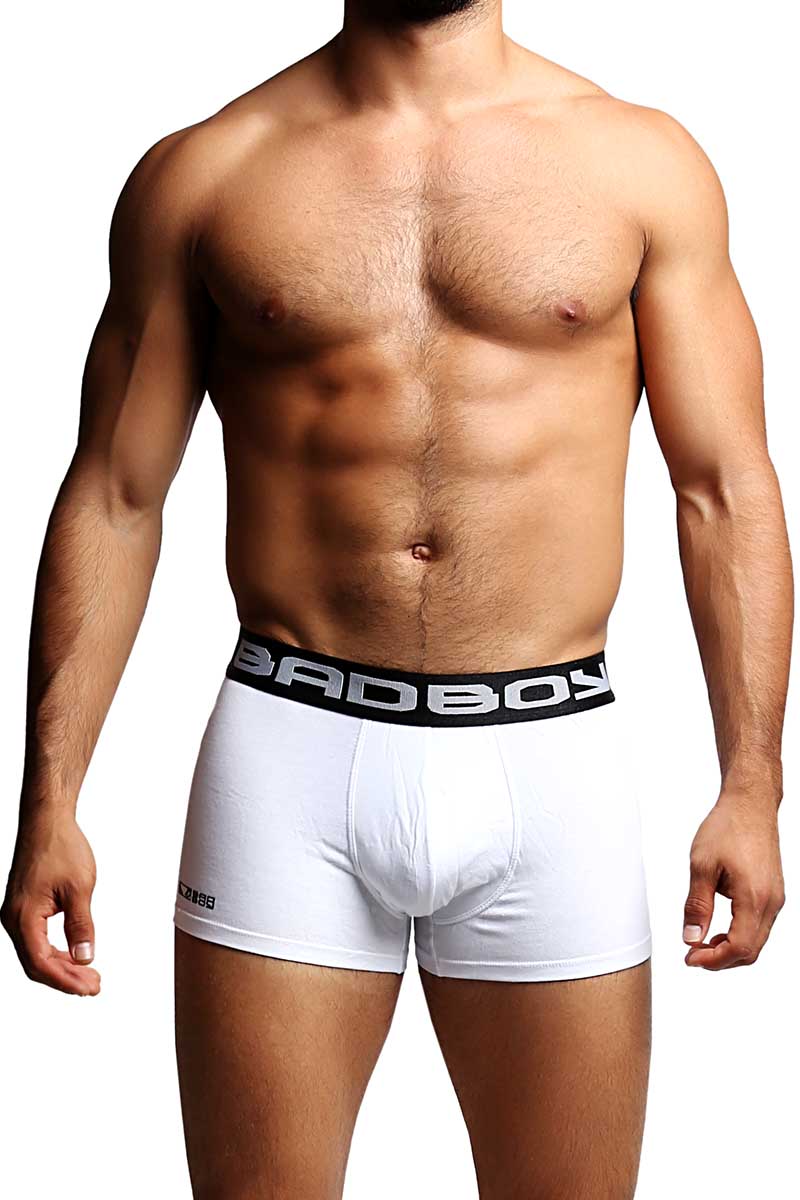 BadBoy White Contender Short Boxer 2-Pack