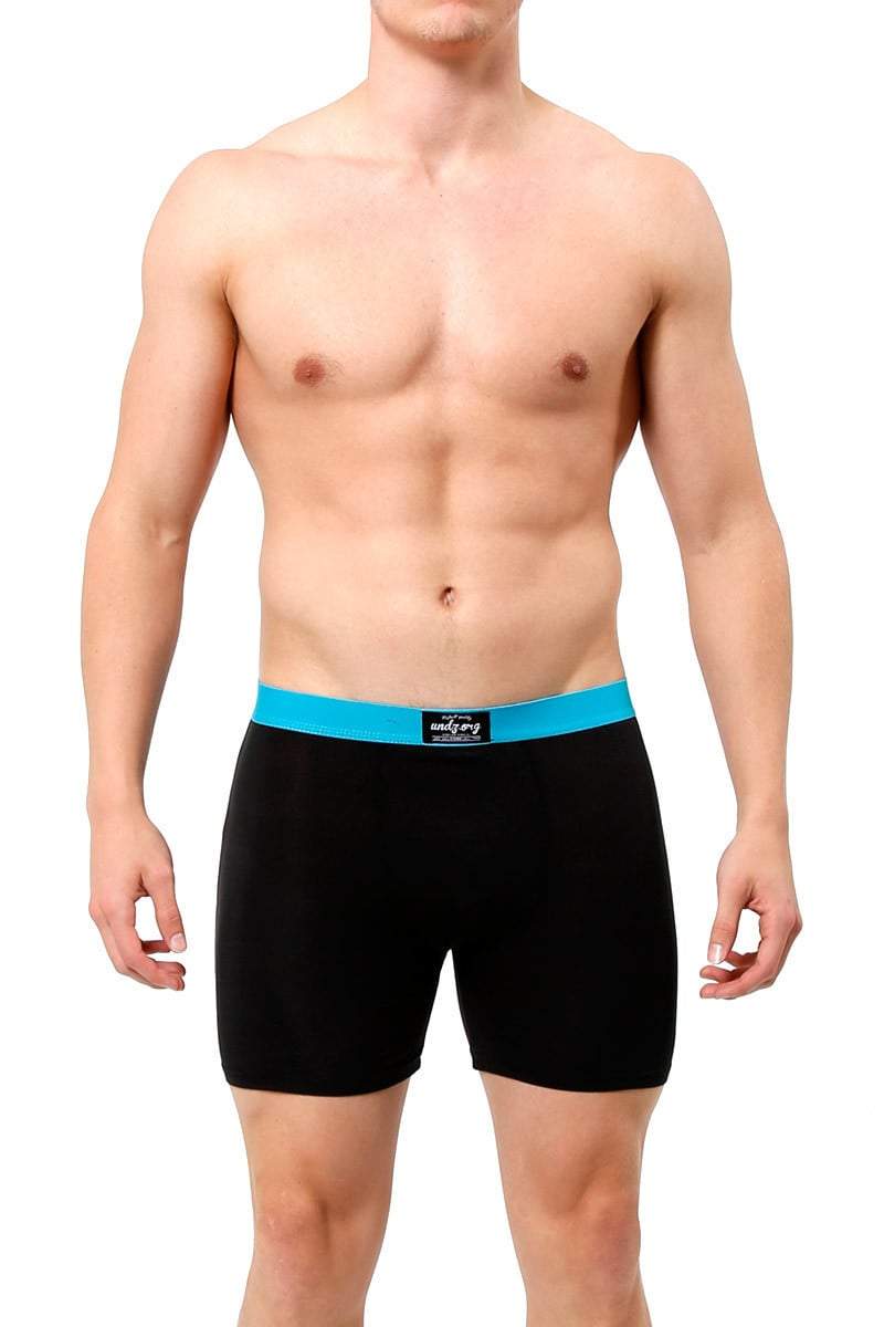 UNDZ Black & Turquoise Modal Boxer Brief