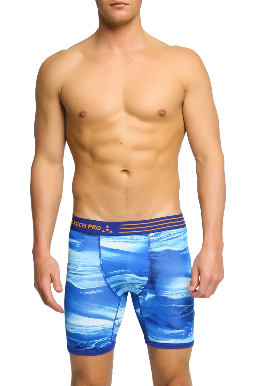 Balanced Tech Blue Performance Boxer Brief