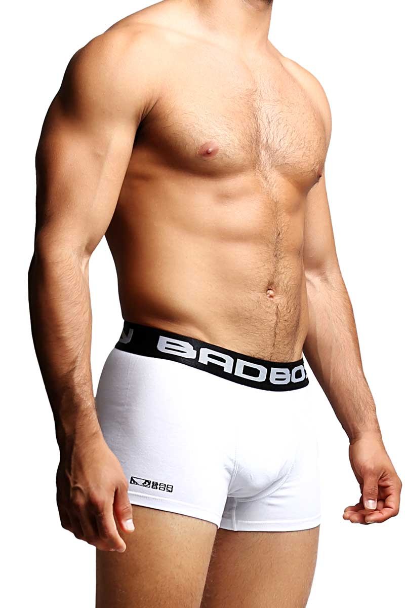 BadBoy White Contender Short Boxer 2-Pack