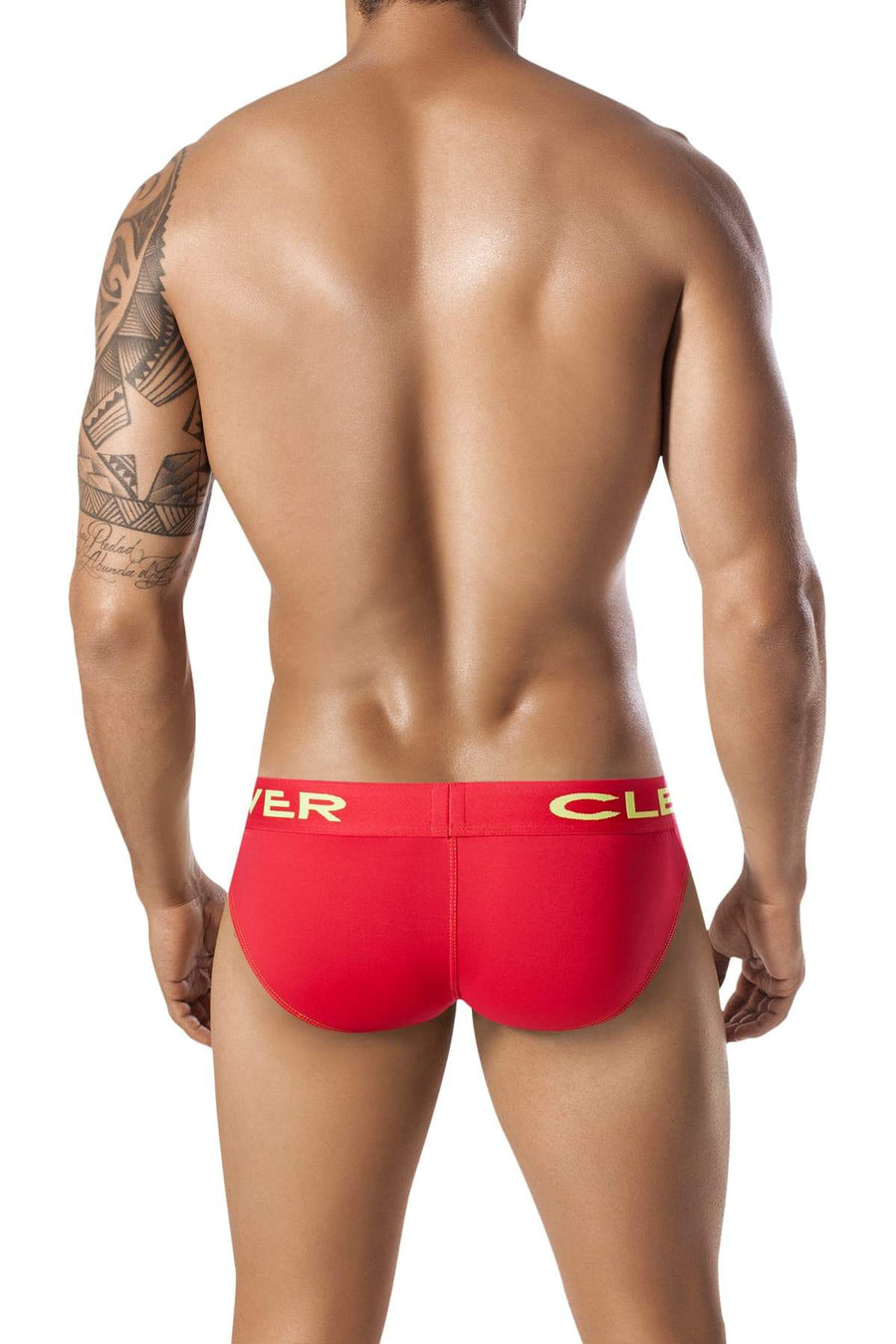 Clever Red Fluorescence Latin Brief