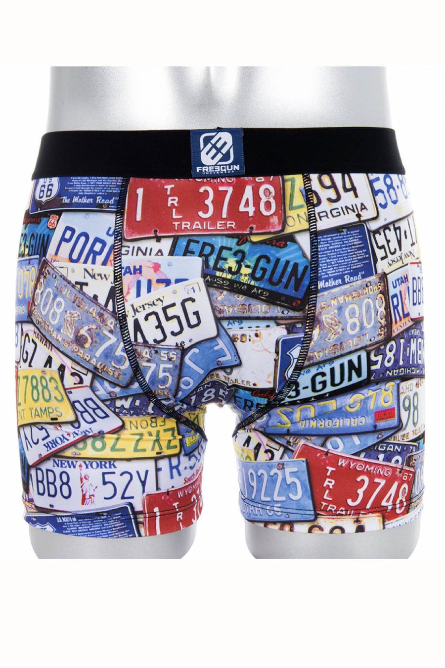 Freegun Highway License Plate Boxer Brief