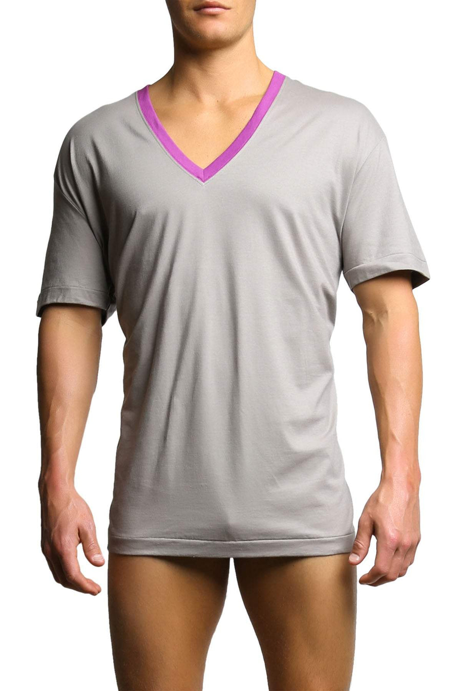 C-IN2 Winter Wheat Color Pop V-Neck