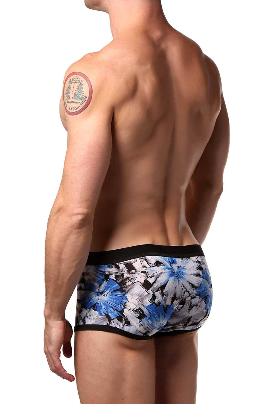 JustinCase Blue/Grey Floral Trunk
