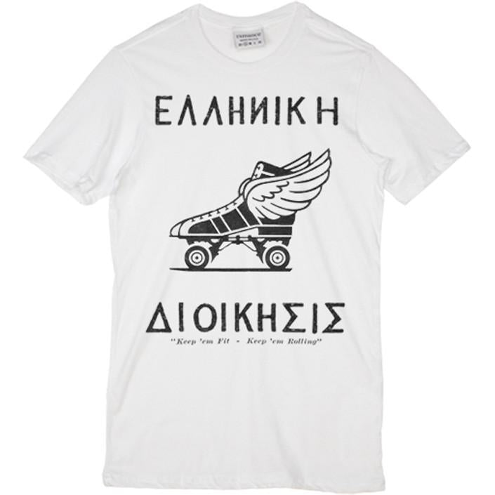 Rxmance White Rolling Crew Tee