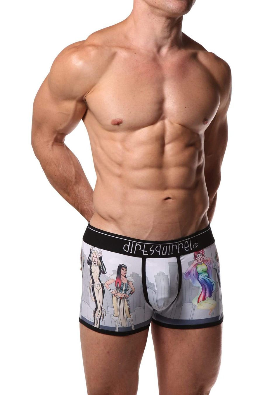 Dirt Squirrel Comic Drag Boxer Brief