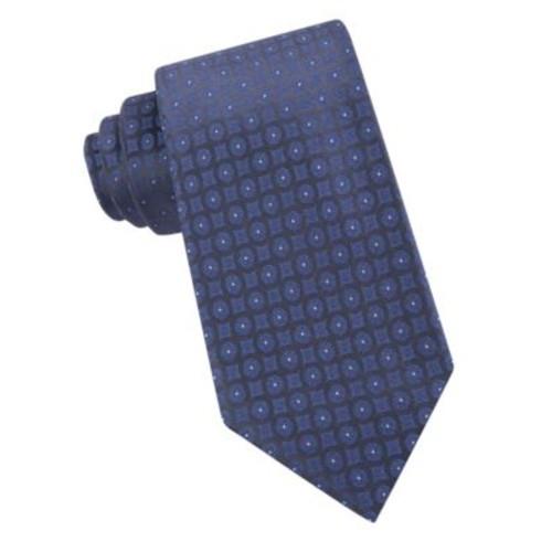 Calvin Klein Modern Medallion Tie Silver One Size