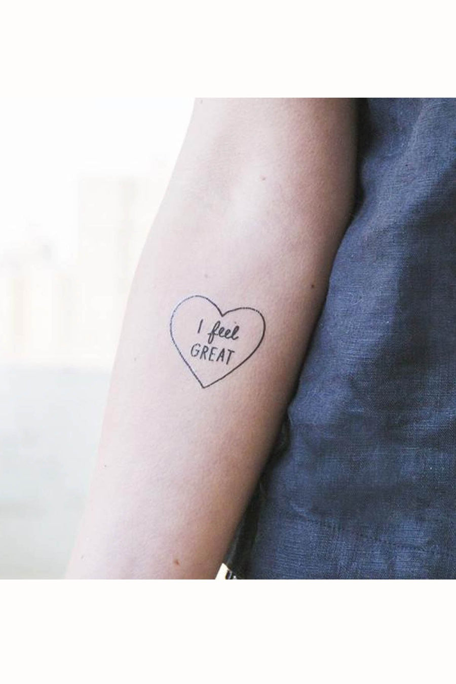 Tattly Single & Stoked Temporary Tattoo 8-Pack with Sponge